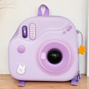 Kids Multipurpose School Bag (Camera bag Purple Color)