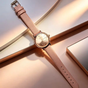 Stylish Watch (Cream Color)
